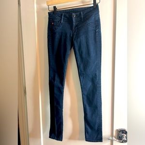 Hudson skinny low rise jeans